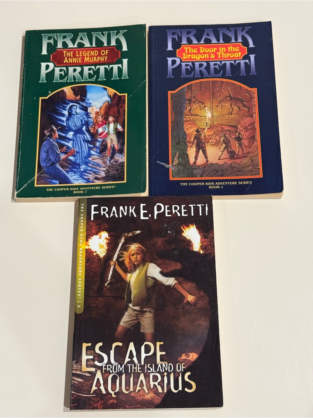 Lot of 3 Frank Peretti Cooper Kids Adventure Series books